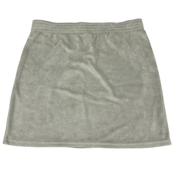 Aritzia Tna Crest Terry A-Line Mini Tube Skirt Size Large - Picture 6 of 6